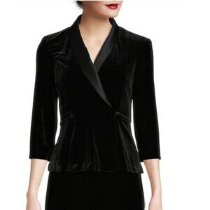 Alex Evenings Petite Velvet Wrap Top NWT XLP